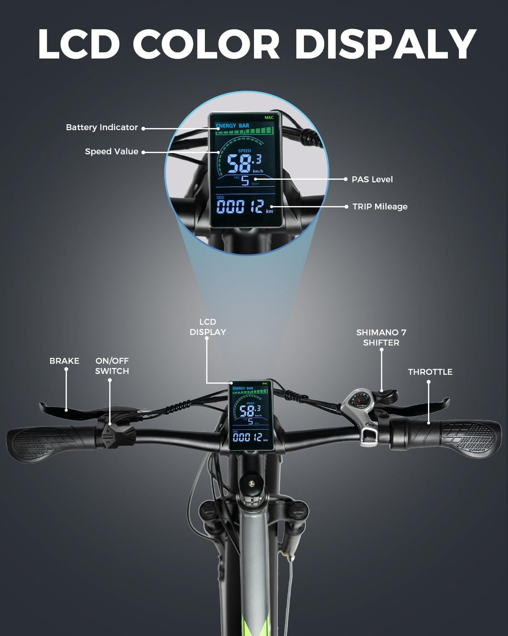 Mukkpet Suburban 750W Electric Bike for Adults