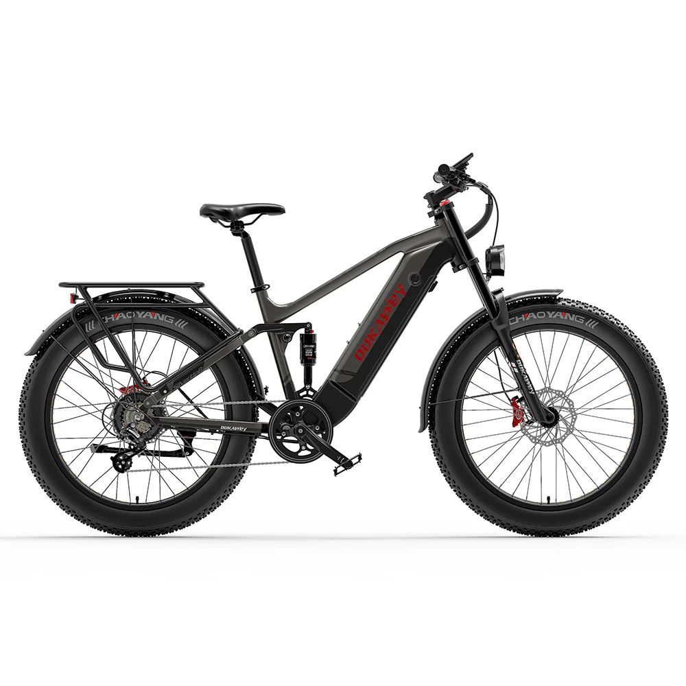 Dukawey Silvertip8 1000W 26" Fat Bike E-Mountainbike SUV E-bike 52V 20Ah